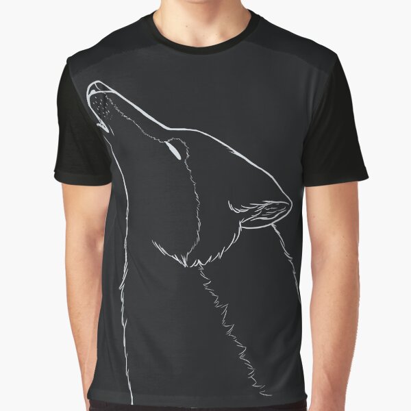 Howling Wolf Graphic T-Shirt