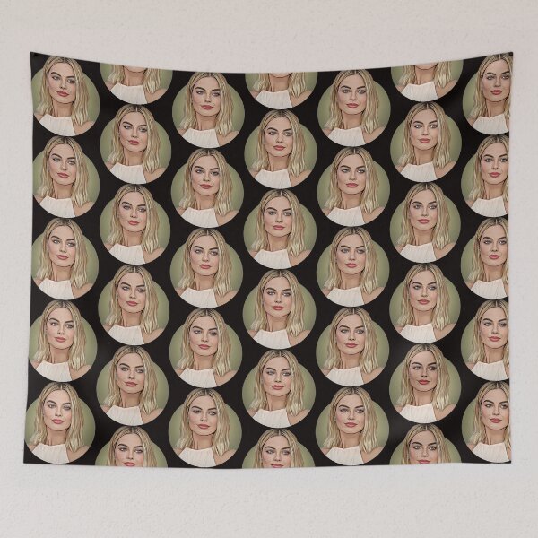Item preview, Margot Robbie Cartoon designed and sold by CartoonStarsStd.