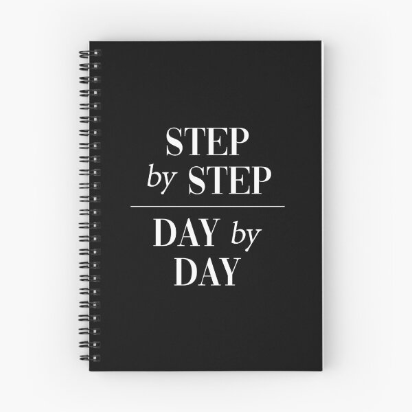 Item preview, Step By Step Day By Day Inspirational Quote for Taking Action designed and sold by allysmar.