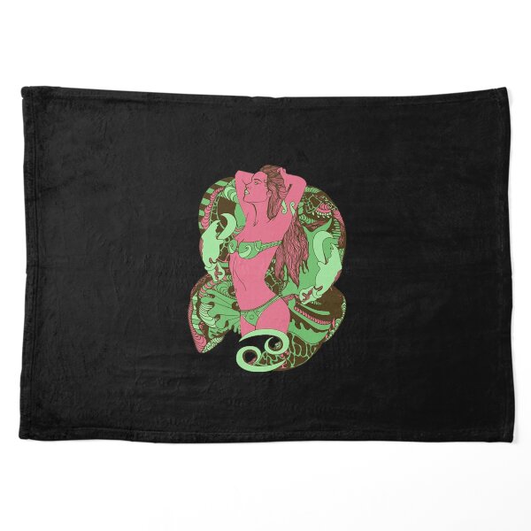 Pink Mint Cancer Beauty Pet Blanket