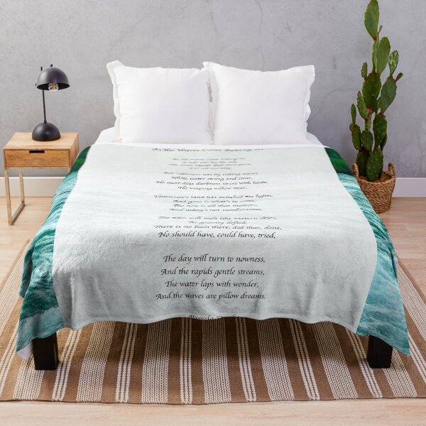 Item preview, As the Waves Come Rolling In Poem designed and sold by Pamela Storch.