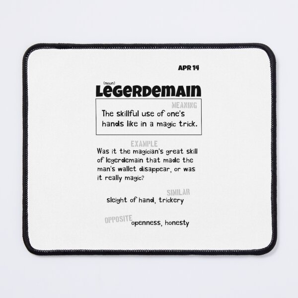 Item preview, April 14 Legerdemain designed and sold by Square Root of Squid.