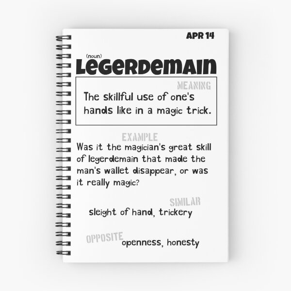 Item preview, April 14 Legerdemain designed and sold by Square Root of Squid.