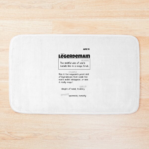 Item preview, April 14 Legerdemain designed and sold by Square Root of Squid.