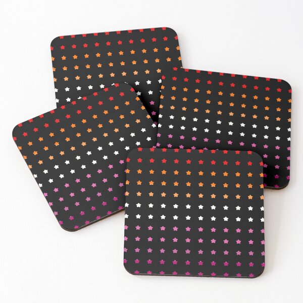 Artikelvorschau, Lesbian Flag Star Pattern entworfen und verkauft von JMDesignHouse.