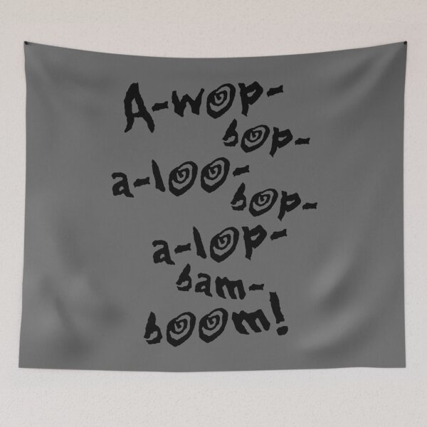 Item preview, A-wop-bop-a-loo-bop-a-lop-bam-boom! (Tutti Frutti  Black) Essential designed and sold by EnricoaCoppola.