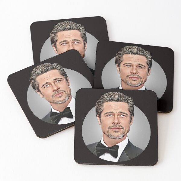 Item preview, Brad Pitt Cartoon designed and sold by CartoonStarsStd.