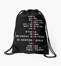 Wings Theory: Infires - BTS - White Drawstring Bag