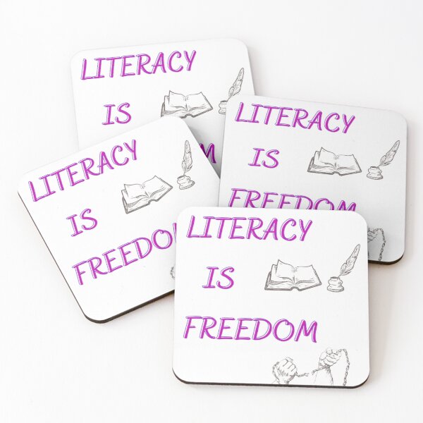 Item preview, Literacy is freedom designed and sold by nadeesha55.