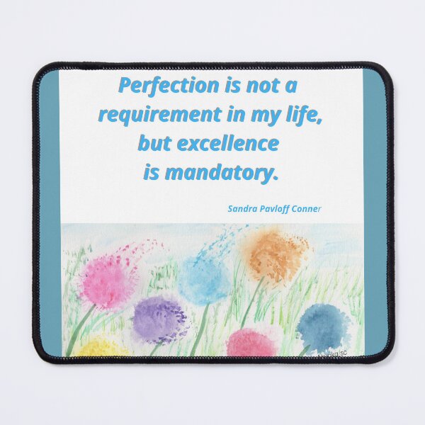 Item preview, Watercolor Dandelions with Quote about Excellence designed and sold by Art-by-Ahyoka.