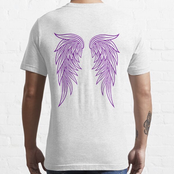 "wings on back of tshirts 4 .. royal color" Tshirt for Sale by