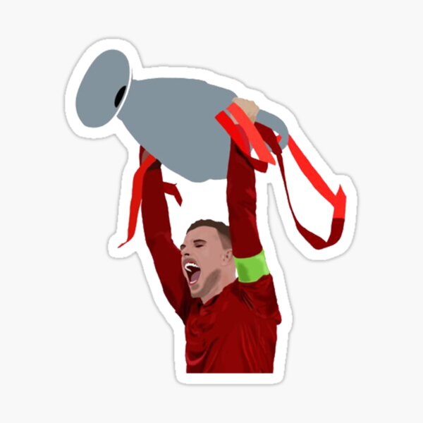 "Captain Jordan Henderson" Sticker by TeganHartley Redbubble