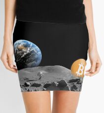 Bitcoin To The Moon Mini Skirt