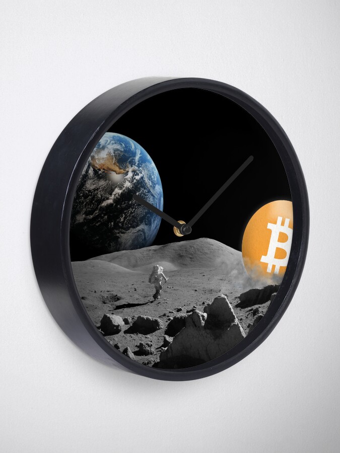 Alternate view of Bitcoin To The Moon Clock