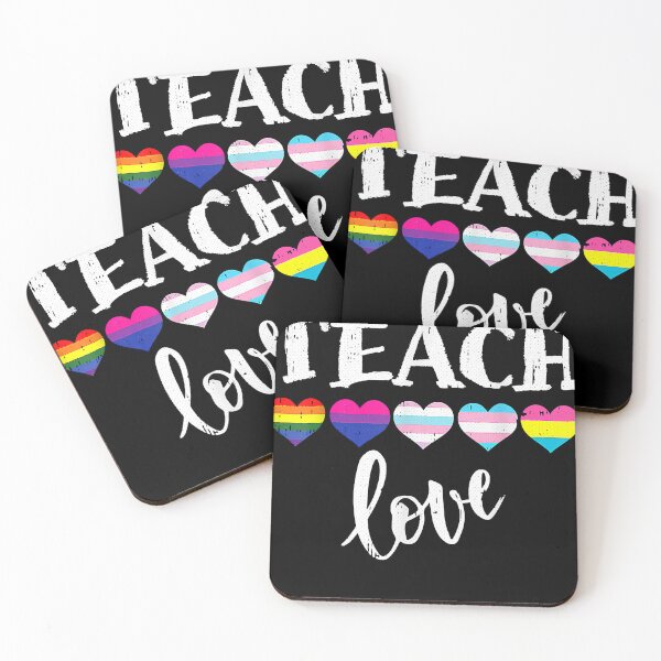 Item preview, Teacher Ally LGBT teaching love rainbow Pride Month  designed and sold by WilliamSnoddy.