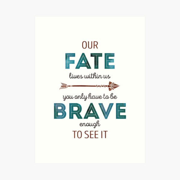 Merida - Our Fate Live in Us Art Print