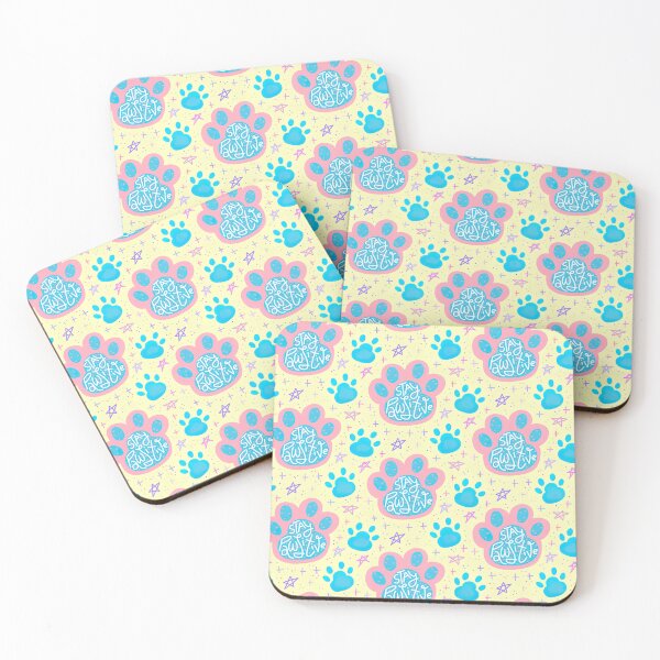 Item preview, Stay Pawsitive, Stay Pawsitive Pattern, Pawsitive, Pawsitive Vibes designed and sold by graphic-genie.