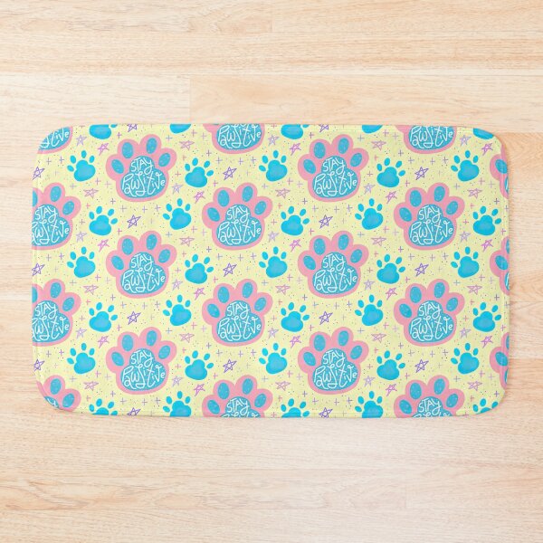 Item preview, Stay Pawsitive, Stay Pawsitive Pattern, Pawsitive, Pawsitive Vibes designed and sold by graphic-genie.