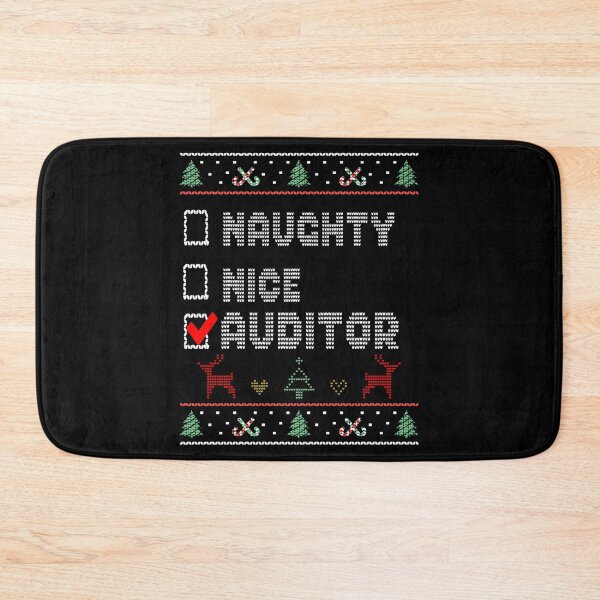 Item preview, Naughty Nice Auditor, Matching Christmas Group Pajama design designed and sold by Merchking1.
