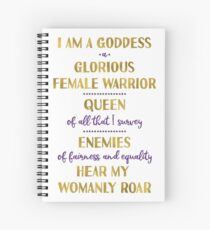 Pawnee Goddess Oath Spiral Notebook