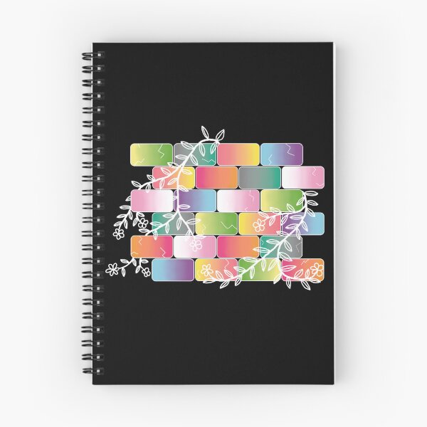 Item preview, Dreamy brick wall with vines (black background) designed and sold by SrirachaVine.