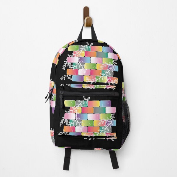 Item preview, Dreamy brick wall with vines (black background) designed and sold by SrirachaVine.