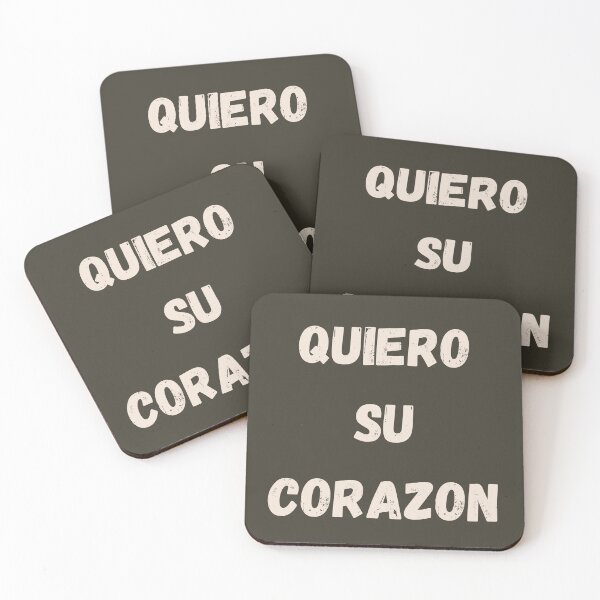 Item preview, QUIERO SU CORAZON designed and sold by Swooncake Press.