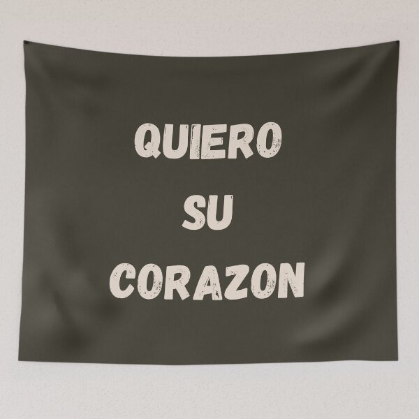 Item preview, QUIERO SU CORAZON designed and sold by Swooncake Press.