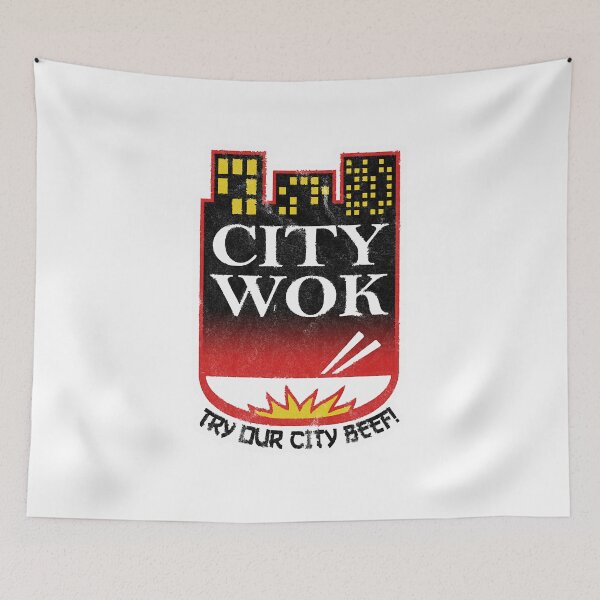 Aperçu de l'œuvre City Wok logo inspired by South Park créée et vendue par NithieanQ34.