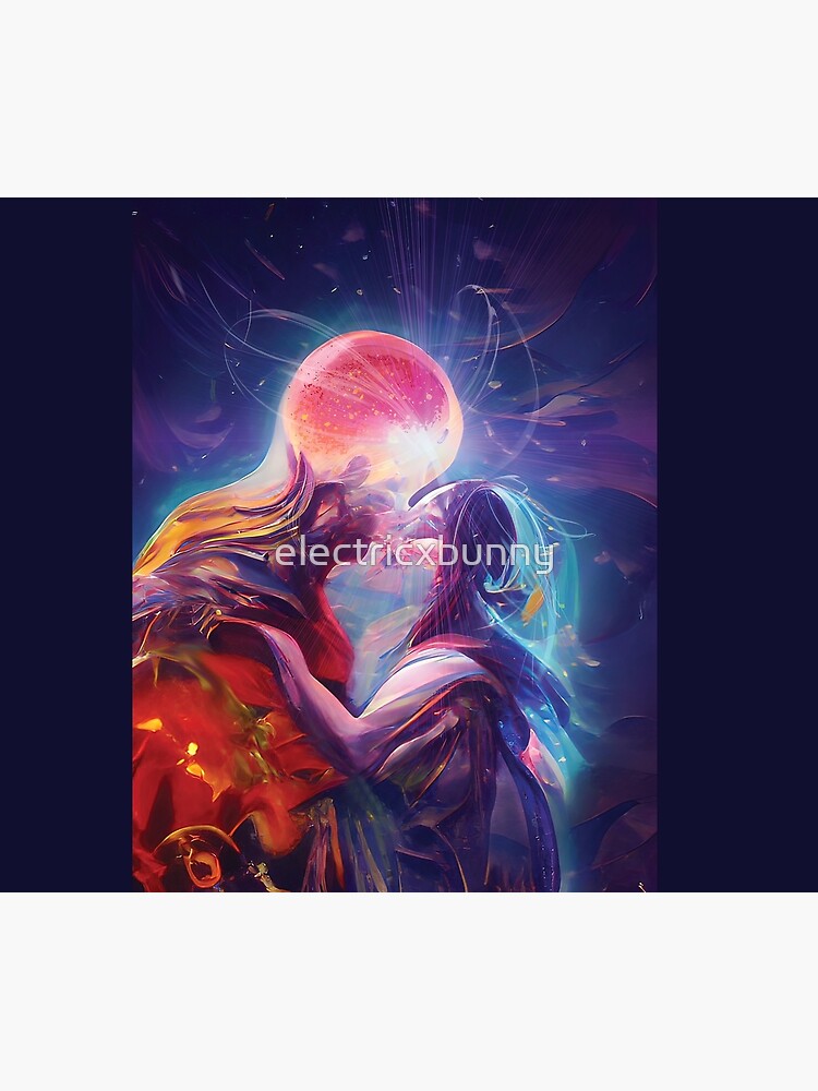 The Secret Kissing of the Sun and Moon by electricxbunny