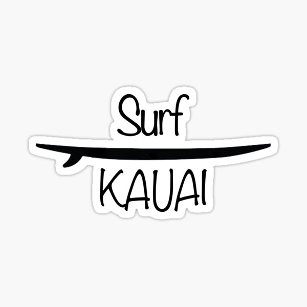 SURF KAUAI  - The Summer Surf Club Sticker