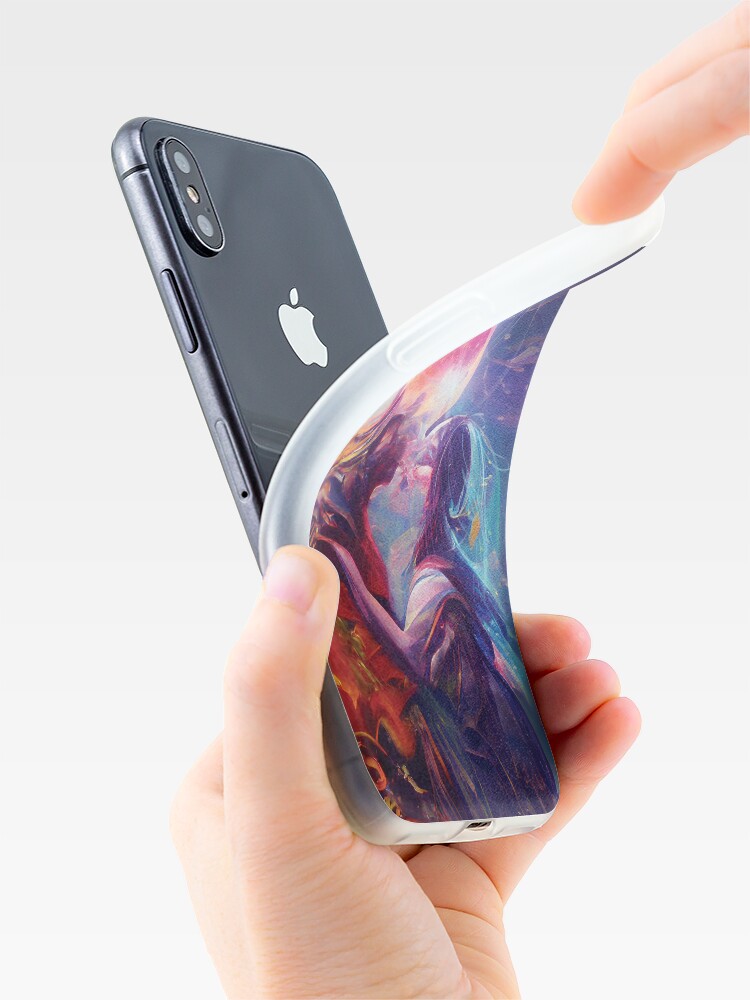 Alternate view of The Secret Kissing of the Sun and Moon iPhone Case