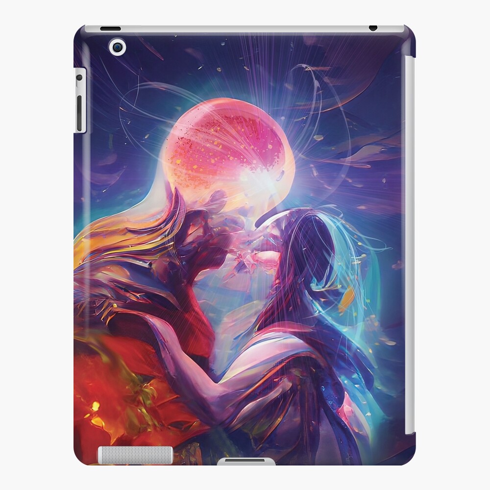The Secret Kissing of the Sun and Moon iPad Case & Skin