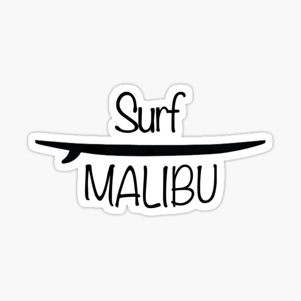 SURF MALIBU  - The Summer Surf Club Sticker