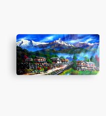 Panoramic View Of Everest Mountain Canvas Print