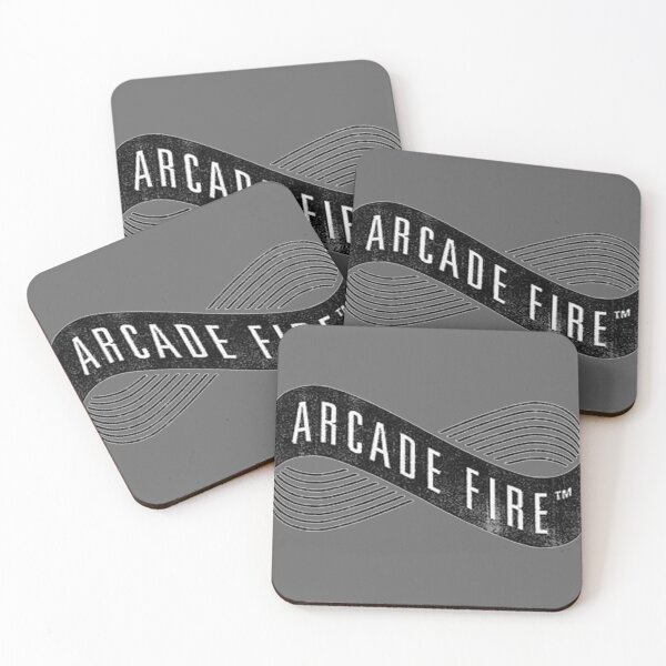 Item preview, Arcade Fire - awesome indie rock  folk inspired rock band. Spiral graphic, eroded  grunge effect.  designed and sold by EnricoaCoppola.
