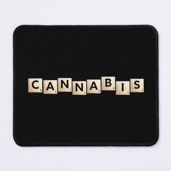 Item preview, Cannabis Scrabble tiles designed and sold by CabbageNClouds.