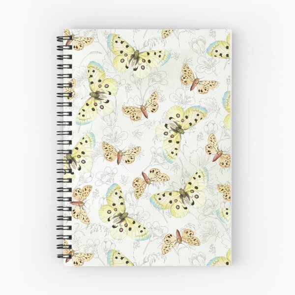 Item preview, White watercolor moths designed and sold by Gaia Marfurt.