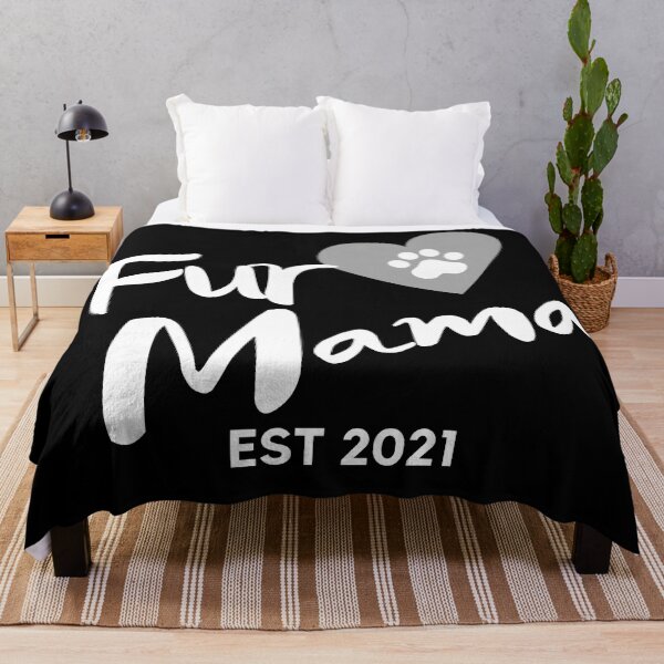 Item preview, Fur Mama. EST 2021. Cute Dog Lover Design. designed and sold by That Cheeky Tee.