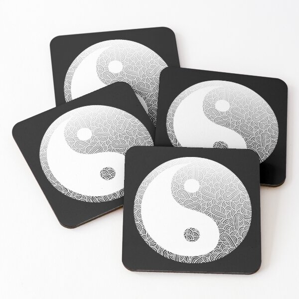Item preview, Ombré black and white swirls doodles designed and sold by savousepate.