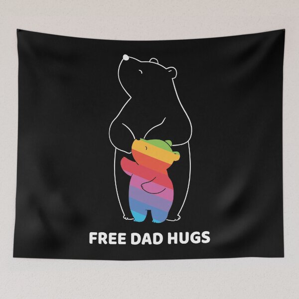 Item preview, Gay pride papa bear designed and sold by Astralia.