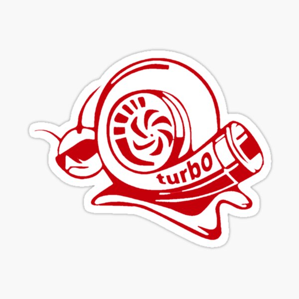 Red turbo snail  Sticker