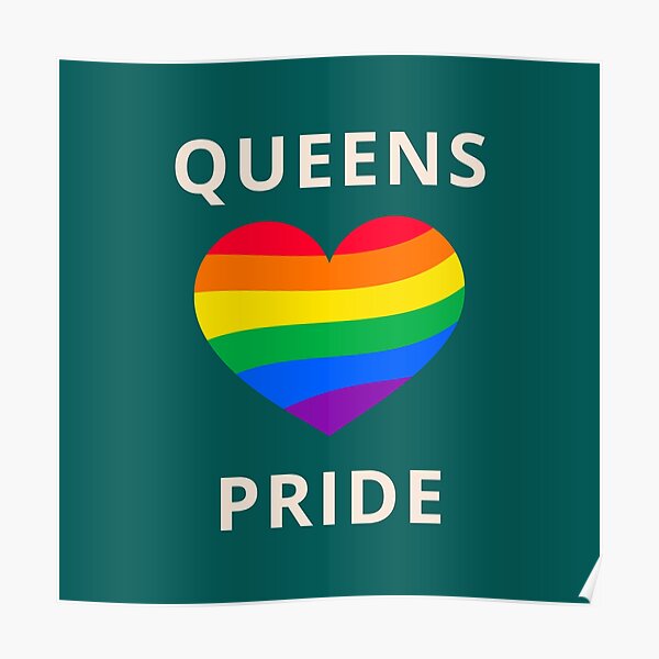 "Pride Freedom Rainbow Style Queens Pride" Poster for Sale by Elsie