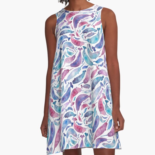 Unicorns + Mermaids = Uh-Maids...? A-Line Dress