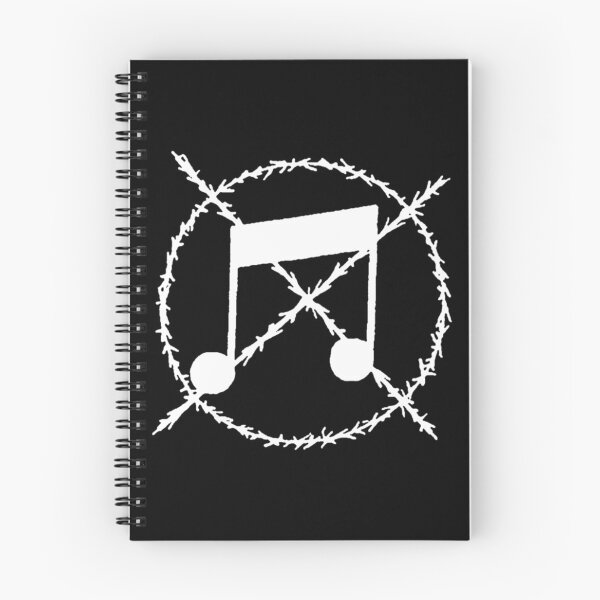 Item preview, Noise Not Music White Outlined designed and sold by mileslivin.
