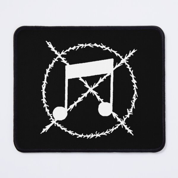 Item preview, Noise Not Music White Outlined designed and sold by mileslivin.