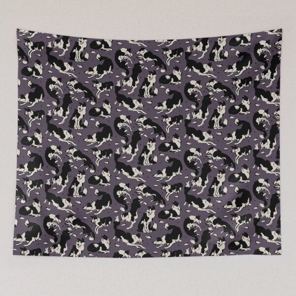 Item preview, Border Pup Pattern - Thistle designed and sold by Copperbora.