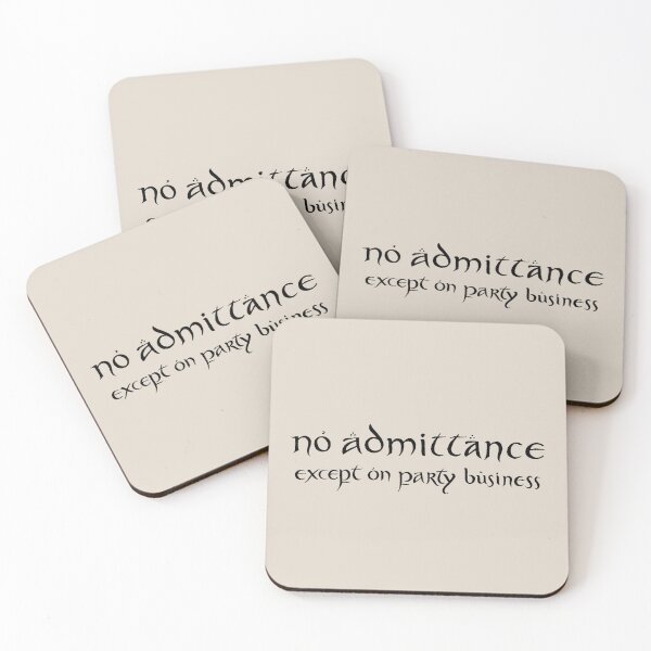 Item preview, No Admittance Sign designed and sold by enchantedshoppe.
