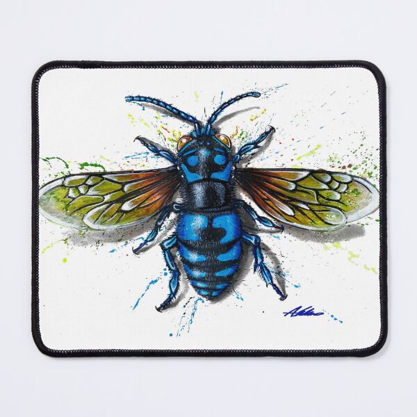 Item preview, Cuckoo Bee Blue designed and sold by abelschiroart.