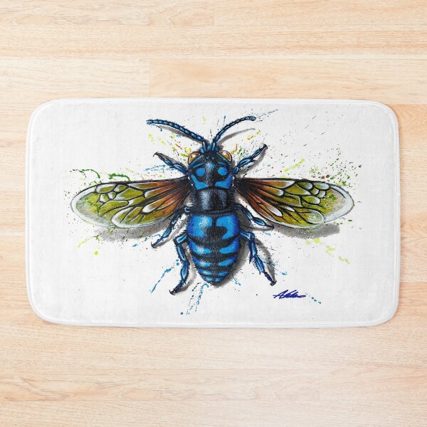 Item preview, Cuckoo Bee Blue designed and sold by abelschiroart.
